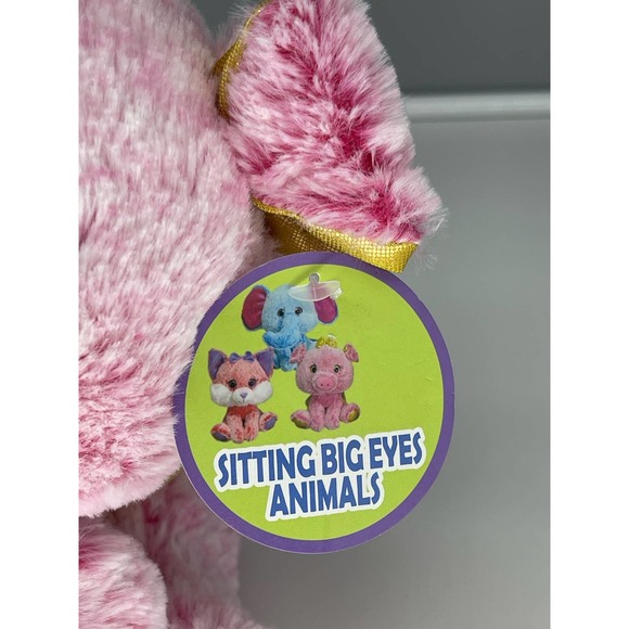 Hug Fun Pig Plush Stuffed Animal Toy Pink Gold Bow Tutu Dancer Pig NWT* - Picture 7 of 11